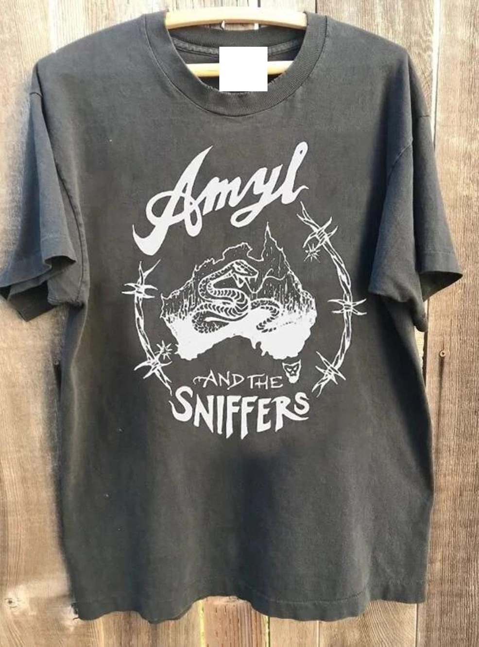Amyl And The Sniffers ROCK BAND Black T Shirt